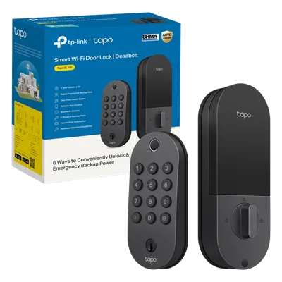 Cerradura Inteligente Wi-Fi / Deadbolt / 6 Métodos Desbloqueo / Huella