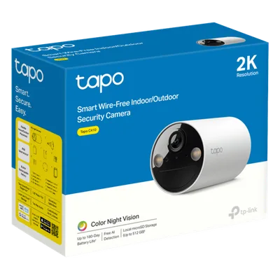 Cámara IP Inalámbrica / 2K 3 Megapixel / Batería 6400 mAh 180 días / Visión Nocturna Color / IP65 / Detección IA Personas