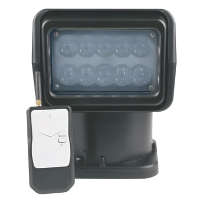 Faro de Búsqueda LED / 30W / 8000 Lux a 5 m (16.4 ft) / IP65 / Control Remoto / DC 12V/24V / Rotación 360°