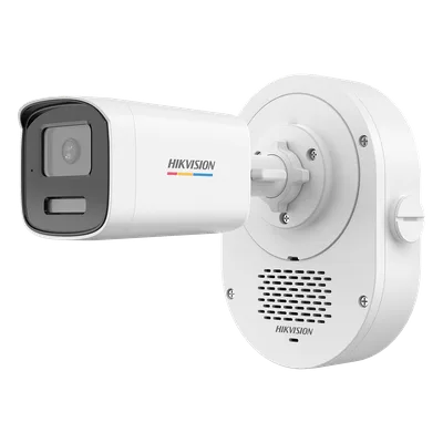 Cámara Bala TURBOHD / 2 Megapixel 1080p / ColorVu 24/7 / Luz Dual 40 m (131.2 ft) / Audio Bidireccional / Disuasión Activa / IP67