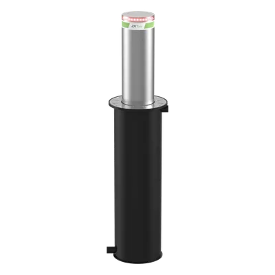 Bolardo Automático de Seguridad / Hidráulico / 219 mm Diámetro / Elevación 600 mm (23.6 in) / 4 Segundos Operación / IP68 / Control Remoto 100 m (328 ft) / LED Integrado