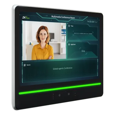 Terminal de Verificación Facial / Pantalla Táctil 10.1" / Autenticación Dual Rostro-Tarjeta / Cámara Binocular 2MP WDR / Capacidad 10,000 Rostros / WiFi 2.4 GHz / Android 7.1