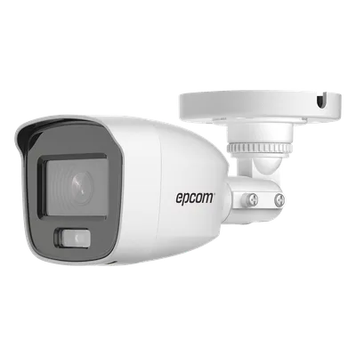 Cámara Bala TURBOHD / 3K / Dual Light 20 m (65.6 ft) / Lente 2.8 mm / 105° HFOV / IP66 / Audio por Coaxitron / Smart-Hybrid Light