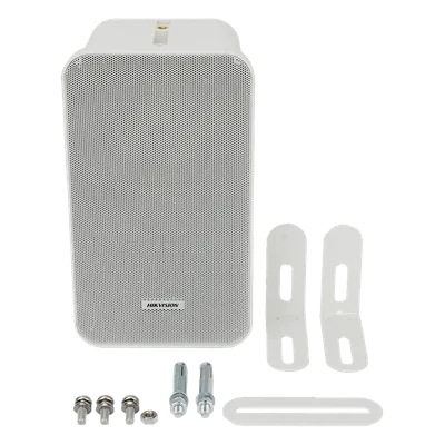 Kit Amplificador 100V / 2 Canales 30W / Bluetooth / USB / RCA / 2 Altavoces Pared 20W / IP66