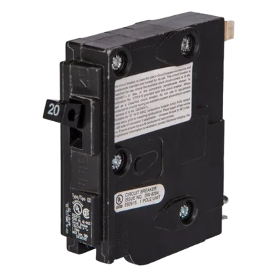 Interruptor Automático Enchufable / 1 Polo / 15 A / 120 VCA / Capacidad Interruptiva 10 kA