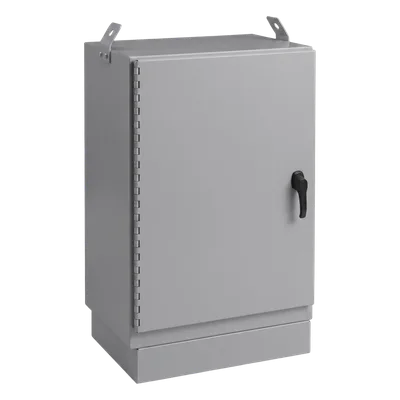 Gabinete FTTX Tipo 4X / Aluminio Soldado 3 mm / 10 UR / 762x762x1118 mm / IP66 / Aislamiento Térmico / 30x30x44 in