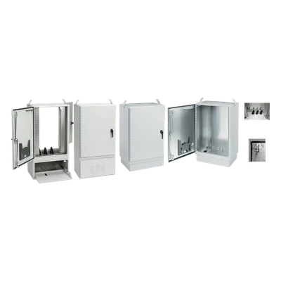 Gabinete FTTX Tipo 4X / Aluminio Soldado 3 mm / 10 UR / 762x762x1118 mm / IP66 / Aislamiento Térmico / 30x30x44 in