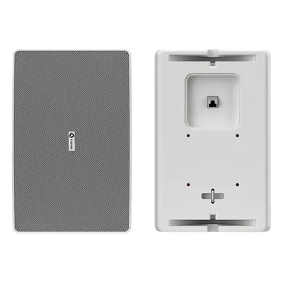 Altavoz de Pared PoE Dante / 6.5 pulgadas / 2 Vías / PoE++ 30W Pico / DSP Integrado / Mixer 2 Canales / UL1480A / VESA 75 mm / 0.54 ft