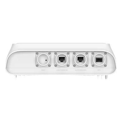 Access Point Wi-Fi 6 Exterior / AX3600 / 3.6 Gbps / 4x4 MU-MIMO / 1000 Dispositivos / IP68 / -40°C a +70°C / 6 kV Protección Rayos / 10G SFP+ / 2.5G PoE-In