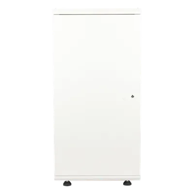 Gabinete Rack de Piso / 24U / 19 Pulgadas / Vidrio con Cerradura / Carga 750 kg / 600x605x1190 mm (23.6x23.8x46.9 in) / Acero Calibres 16-18-20
