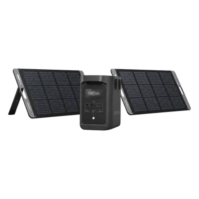 Kit de Energía Portátil / 980 Wh / Salida AC 500 W (X-Boost 650 W) / Panel Solar 200 W / Batería LiFePO4 / UPS Inteligente