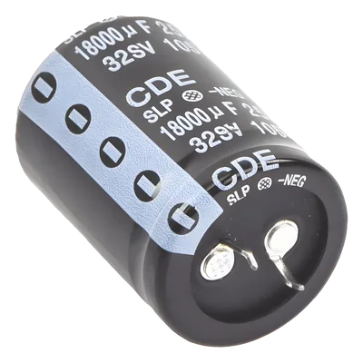 Capacitor / 18000µF / 25V / Para Fuentes RS12A y RS20A / Diseño Compacto