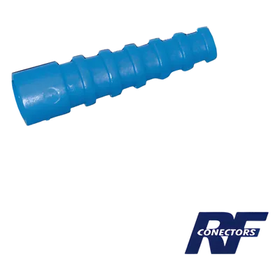 Soporte de Alivio de Tensión / Compatible con RG-58/U, RG-142/U, LMR-195 / Ensamble Manual / Cuerpo Plástico Azul