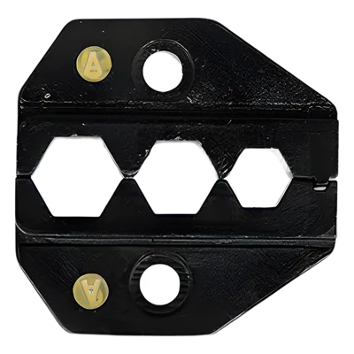 Mordaza para Plegar Conectores de Anillo / 3 Cavidades / 0.255", 0.324", 0.305" / RG-59/U, RG-6/U, Tipo F CATV