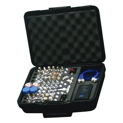 Kit de Adaptadores RF / 74 Piezas / Frecuencia 6 GHz / Estuche con Bisagras / Incluye Probador y Cables
