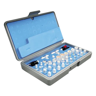 Kit de Adaptadores RF / 43 Piezas / UNIDAPT / Estuche con Esponja / Conectores Coaxiales