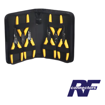 Juego de Pinzas / 6 Piezas / Acero Inoxidable / 108mm a 130mm / Salas Limpias