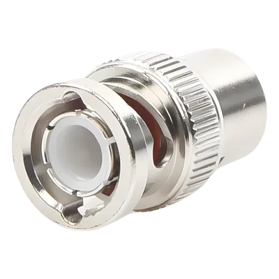 Conector BNC Macho / Rosca / Compatibilidad RG-58/U, RG-142/U, LP-142 / Cuerpo Níquel / Contacto Oro / Aislante Delrin