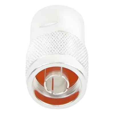 Conector Coaxial N Macho / Rosca / Cables LMR-400, 9913, RG8/U-SYS / Cuerpo Bronce Plateado / Contacto Oro / Aislante Teflón