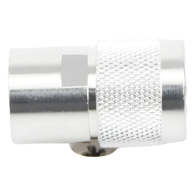 Conector Coaxial N Macho / Rosca / Cables LMR-400, 9913, RG8/U-SYS / Cuerpo Bronce Plateado / Contacto Oro / Aislante Teflón