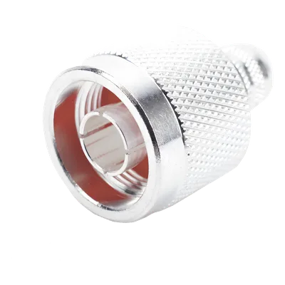 Conector RF N Macho / Crimp / Grupo de Cable F / Frecuencia 11 GHz / Impedancia 50 Ω / PTFE