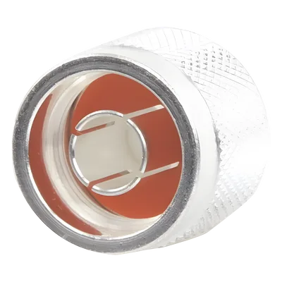 Conector Coaxial N Macho / Anillo Plegable / Bronce Plateado / Contacto Oro / Teflón / RG-8/X, LMR-240, Belden 9258