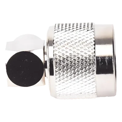 Conector Coaxial N Macho / Ángulo Recto / Anillo Plegable / Cables RG-58/U, RG-142/U, LP-195 / Níquel / Oro / Teflón