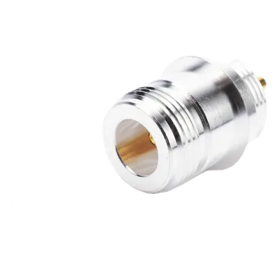 Conector N Hembra / Montaje Frontal Panel / Doble D Plano / Soldable / 0.5 pies Cable Compatible