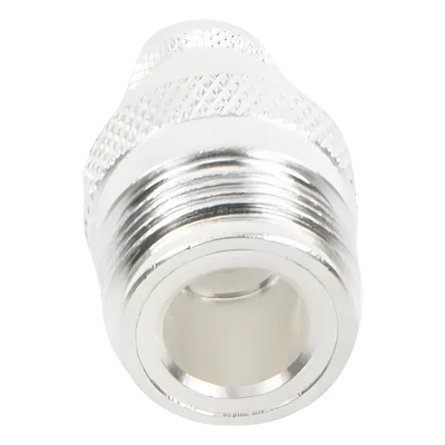 Conector Coaxial N Hembra / Anillo Plegable / 50 Ohmios / Cables LMR-400, RG8/U / Contacto Oro 24k / Aislamiento Teflón
