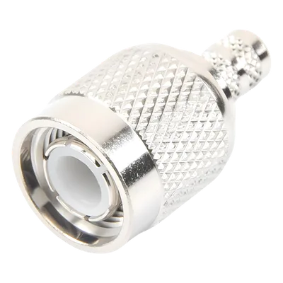 Conector TNC Macho / Anillo Plegable / LMR-240 RG-8/X Belden 9258 / Níquel Oro Delrin