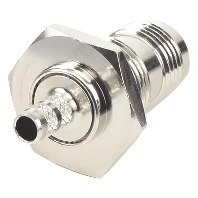 Conector TNC Hembra / Hermético IP68 / Montaje Trasero / Panel D Plano / RG-58/U