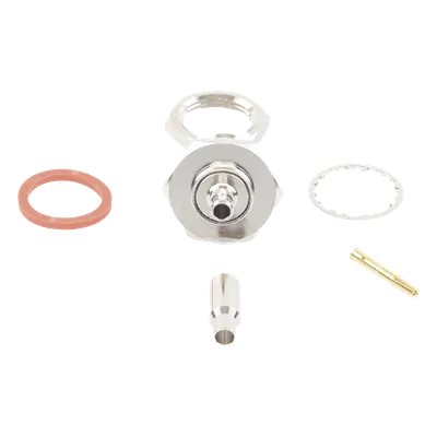 Conector TNC Hembra / Montaje Chasis Tipo D Plano / Anillo Plegable / RG-174/U, 8216, LMR-100A / 0.1 pies