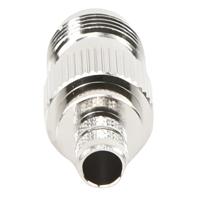 Conector RF Coaxial / TNC Hembra / Anillo Plegable / Cables RG-8/X, LMR-240 / Níquel-Oro-Delrin