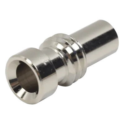 Adaptador / Reductor coaxial / Cables RG-8/X, BELDEN 9258, RG-59/U, BELDEN 8241 / Cuerpo níquel / Ensamble roscable