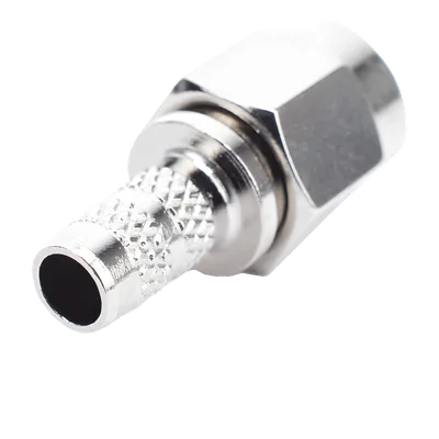 Conector SMA Macho de anillo plegable para Cable RG-142/U.