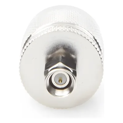 Adaptador Coaxial en Línea / SMA Macho a N Macho / Frecuencia 11 GHz / Cuerpo Bronce Niquelado / Aislante Teflón