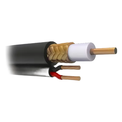Cable Coaxial Siamés RG59 / 305 m (1000 ft) / Malla Cobre 96% / SFS HD / Intemperie