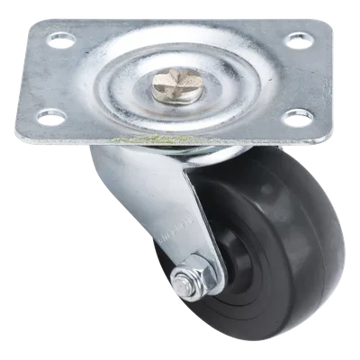 Kit de Ruedas Locas para Racks / 2.5 in (6.35 cm) / Carga 125 lb por Rueda / Base 3 7/8 x 2 3/4 in (9.8 x 7 cm) / Altura 3.25 in (8.25 cm)