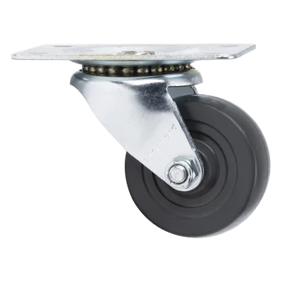 Kit de Ruedas Locas para Racks / 2.5 in (6.35 cm) / Carga 125 lb por Rueda / Base 3 7/8 x 2 3/4 in (9.8 x 7 cm) / Altura 3.25 in (8.25 cm)