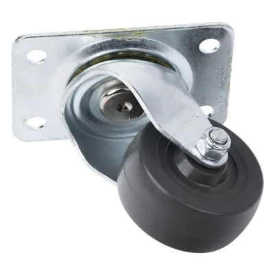 Kit de Ruedas Locas para Racks / 2.5 in (6.35 cm) / Carga 125 lb por Rueda / Base 3 7/8 x 2 3/4 in (9.8 x 7 cm) / Altura 3.25 in (8.25 cm)