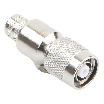 Conector TNC Macho Inverso / Anillo Plegable / RG-174/U / BELDEN 8216 / 50 Ω / Bronce Niquelado / Contacto Oro