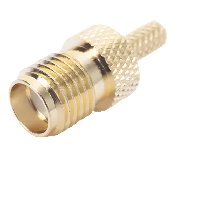 Conector SMA / Hembra Inverso / Anillo Plegable / RG-174/U / BELDEN 8216 / 0.18 in Diámetro