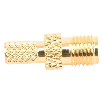 Conector Coaxial SMA / Hembra Inverso / Anillo Plegable / Cable RG-58/U / Recubrimiento Oro / Aislante Teflón