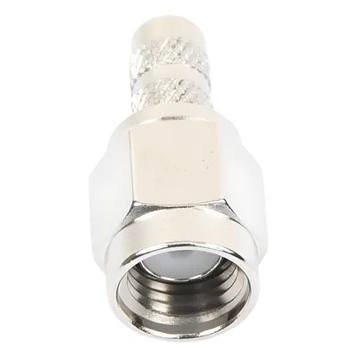 Conector RF SMA Macho / Anillo Plegable / 50 Ω / 12.4 GHz / RG-58/U LMR-195 / Teflón PTFE
