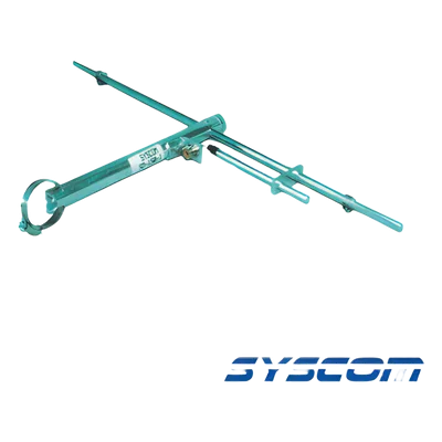 Antena Base UHF / 1 Dipolo / 470-512 MHz / 100W / Resistencia Viento 161 km/h (100 mph)