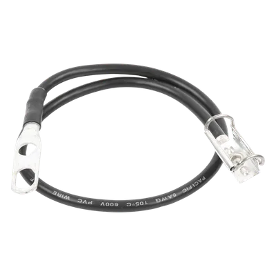 Kit de Aterrizaje para Cable Coaxial 1/2" / Longitud 24" (2 ft) / Acero Inoxidable / Terminal Dual / MIL-STD e IEC