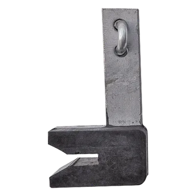 Guía para Línea de Vida en Torre / Acero Galvanizado / Recubrimiento de Caucho Amortiguador / Aplicación Intemperie / 0.40 kg / Torres Mayores a 15 m (49.2 ft)