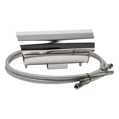 Gabinete Protector para Cámara Box / Acero Inoxidable Dual / IP68 / Enfriamiento por Agua 0.3-0.6 l/s / Operación hasta 250°C / Vidrio Frontal 65 mm