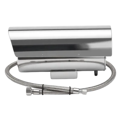 Gabinete Protector IP68 / Acero Inoxidable Dual / Operación hasta 80°C / Sistema de Enfriado por Aire / Vidrio Frontal 65 mm