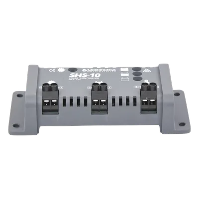 Controlador de Carga Solar PWM / 10 A / 12 VCC / Desconexión Automática / IP22 / Consumo 8 mA / -25°C a +50°C